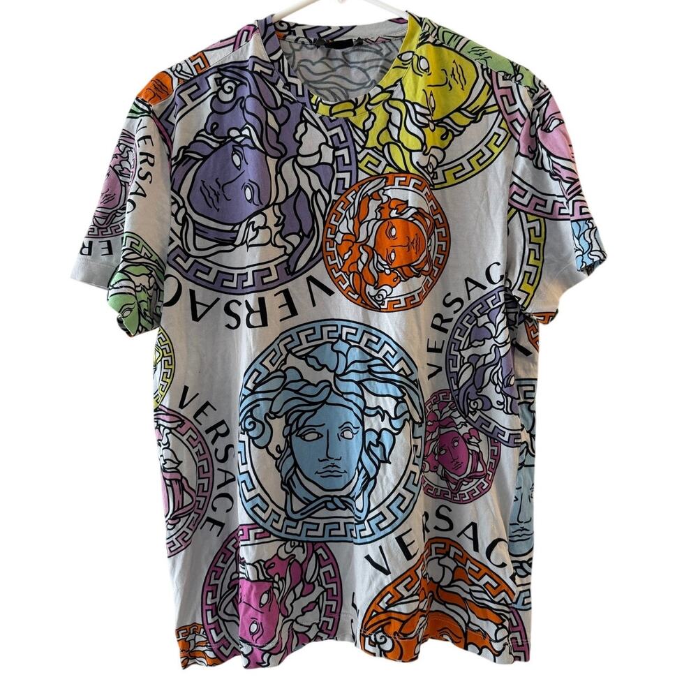 Versace Mitchell Fit Amplifed Graphic Short Sleeve Tshirt Used Condition